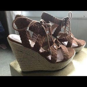 Size 9.5 wedges new condition